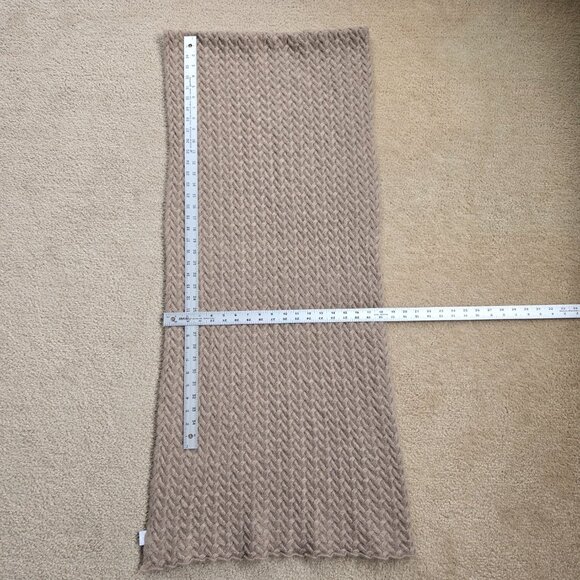 Portolano Thick Oversized Cashmere/Silk/Wool Scarf - Picture 7 of 11